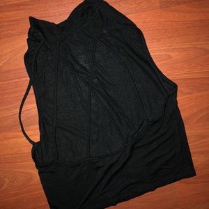 black henrigirl crop with strappy open back